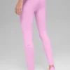 High-Waist Airbrush Legging - Candy Heart Pink