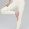 High-Waist Airbrush Legging - ivoor