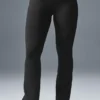 High-Waist Airbrush Legging met bootcut - Zwart