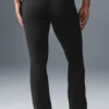 High-Waist Airbrush Legging met bootcut - Zwart