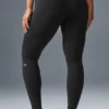 High-Waist Airbrush Legging – Zwart