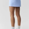 High-Waist Airbrush tennisrok met goede pasvorm - Licht Provence-blauw