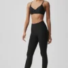 High-Waist Airlift 7/8 Fine Line Legging - Zwart