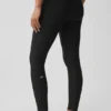 High-Waist Airlift 7/8 Fine Line Legging - Zwart