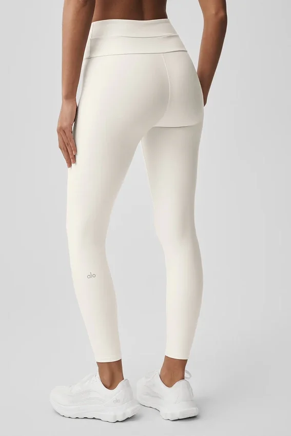 High-Waist Airlift 7/8 Horizon-legging – Ivory