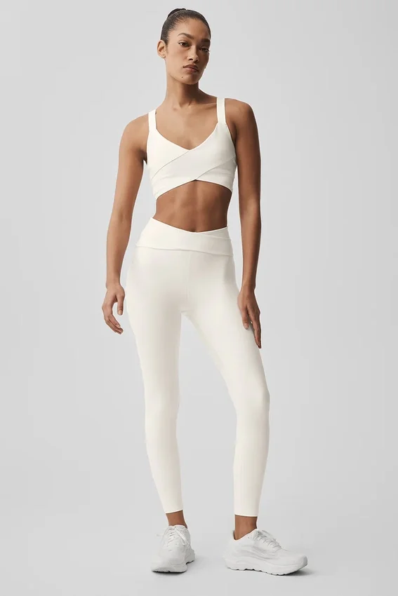 High-Waist Airlift 7/8 Horizon-legging – Ivory