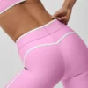 High-Waist Airlift 7/8-legging - Candy Heart-roze/wit