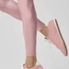 High-Waist Airlift 7/8-legging met fijne strepen – Vintage Pink