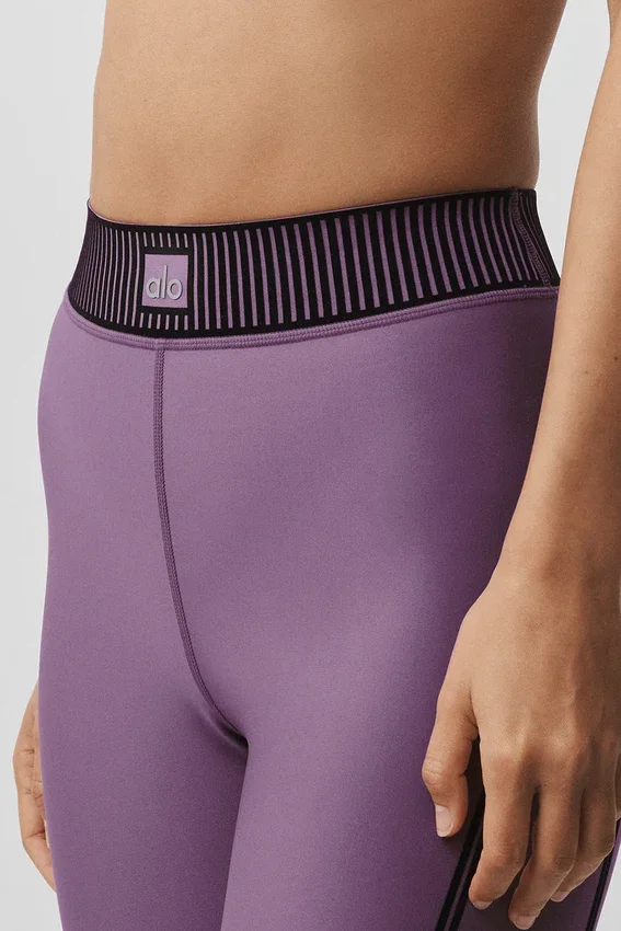 High-Waist Airlift 7/8-legging uit de Line-up-collectie - Plum Kiss