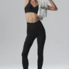 High-Waist Airlift 7/8-legging - Zwart