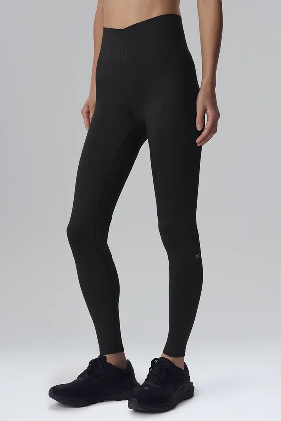 High-Waist Airlift 7/8-legging - Zwart
