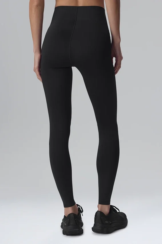 High-Waist Airlift 7/8-legging - Zwart