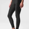 High-Waist Airlift 7/8-lengte Legging - Zwart