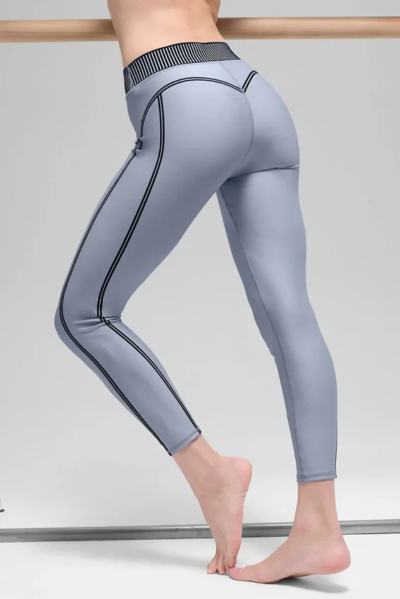 High-Waist Airlift 7/8 Line up Legging – Winter Frost