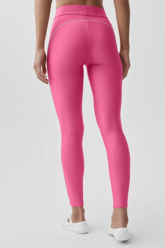 High-Waist Airlift 7/8 Speedwork Legging - Paradise Pink