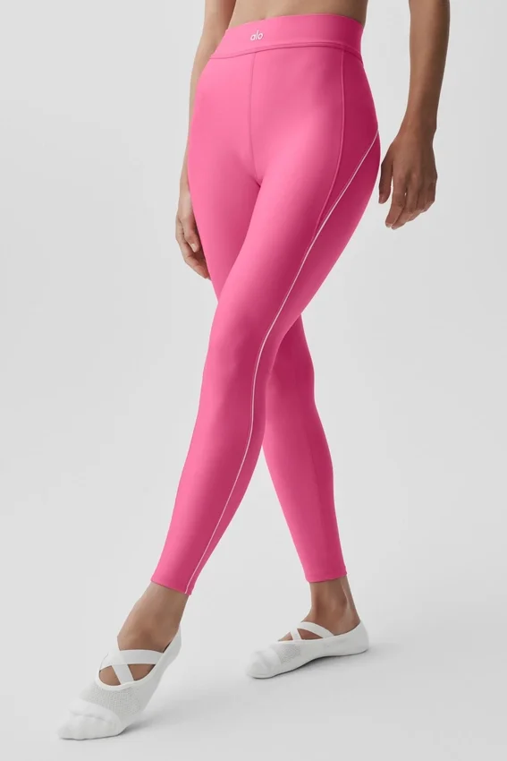 High-Waist Airlift 7/8 Speedwork Legging - Paradise Pink