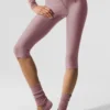 High-Waist Airlift Divine Capri – Smoky Quartz