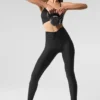 High-Waist Airlift Divine-legging - Zwart