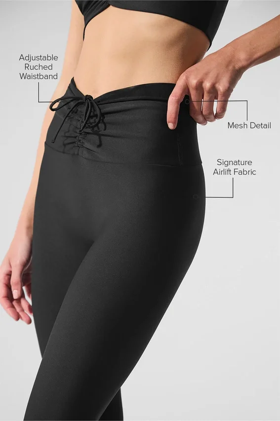 High-Waist Airlift Divine-legging - Zwart