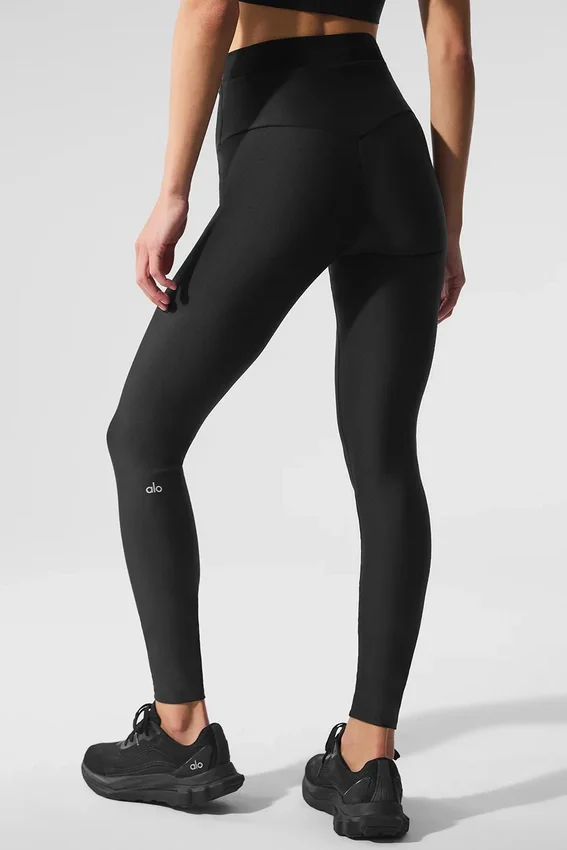 High-Waist Airlift Divine-legging - Zwart