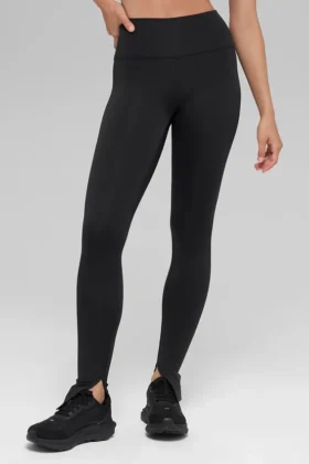 High-Waist Airlift Elongated Legging – Zwart