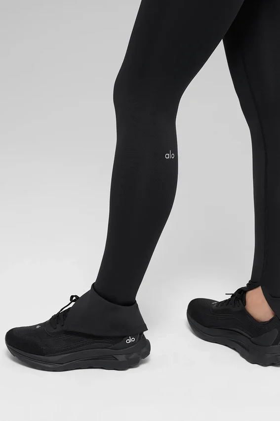 High-Waist Airlift Elongated Legging – Zwart