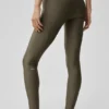 High-Waist Airlift Evolve Legging – Olive Tree