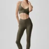 High-Waist Airlift Evolve Legging – Olive Tree