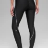 High-Waist Airlift Haven Legging – Zwart/Wit