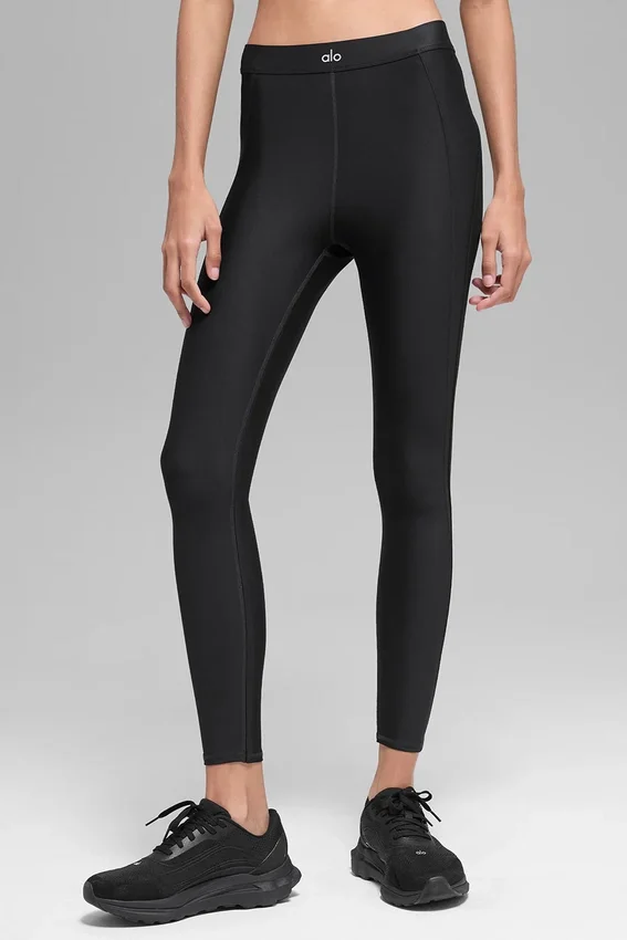 High-Waist Airlift Ignite 7/8-legging - Zwart