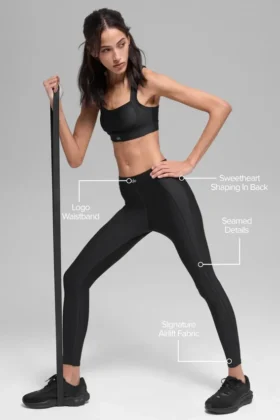 High-Waist Airlift Ignite 7/8-legging – Zwart