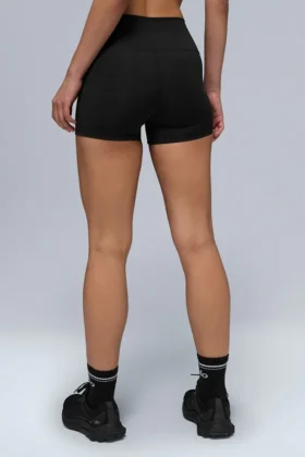 High-Waist Airlift-korte broek van 3″ – Zwart