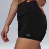 High-Waist Airlift-korte broek van 3" - Zwart
