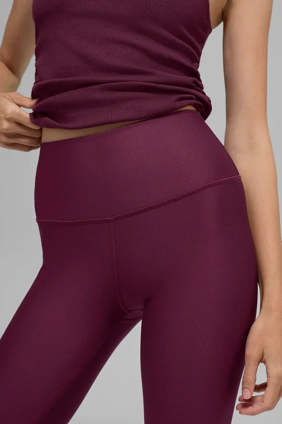 High-Waist Airlift Legging - Bordeauxrood