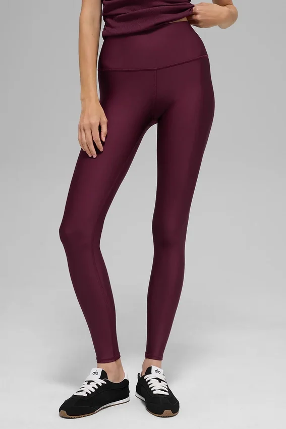 High-Waist Airlift Legging - Bordeauxrood