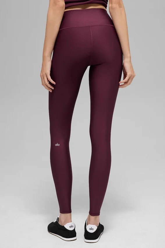 High-Waist Airlift Legging - Bordeauxrood