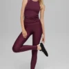 High-Waist Airlift Legging - Bordeauxrood