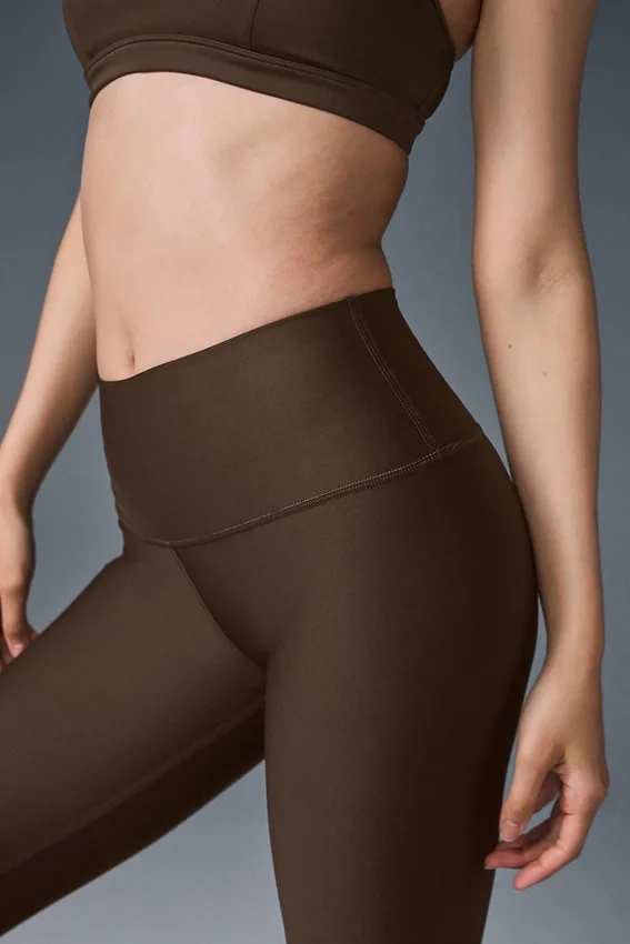 High-Waist Airlift Legging – Espresso