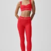 High-Waist Airlift Legging - Felrood/Wit