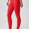 High-Waist Airlift Legging - Felrood/Wit