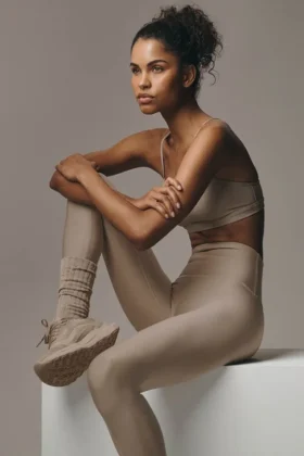 High-Waist Airlift Legging - Gravel