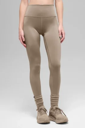 High-Waist Airlift Legging – Gravel