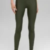 High-Waist Airlift Legging - Green Olive