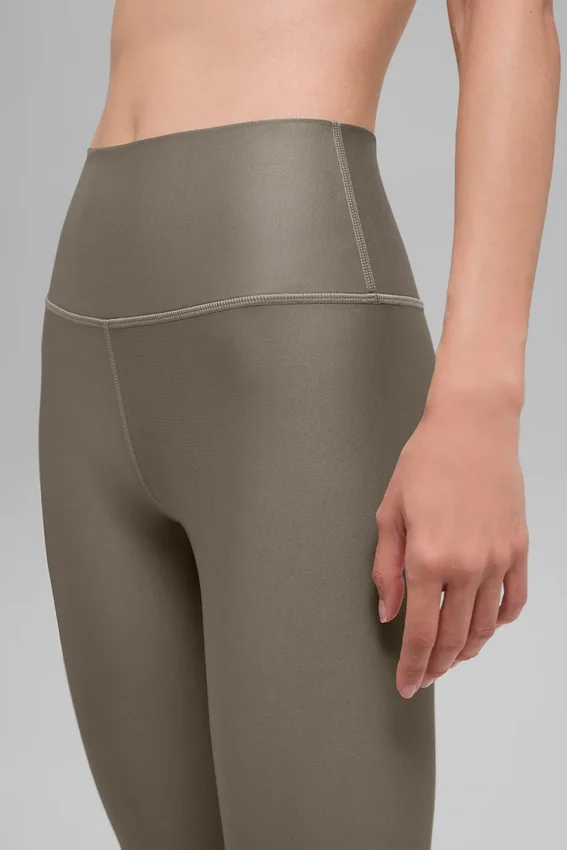 High-Waist Airlift Legging - Licht cacao
