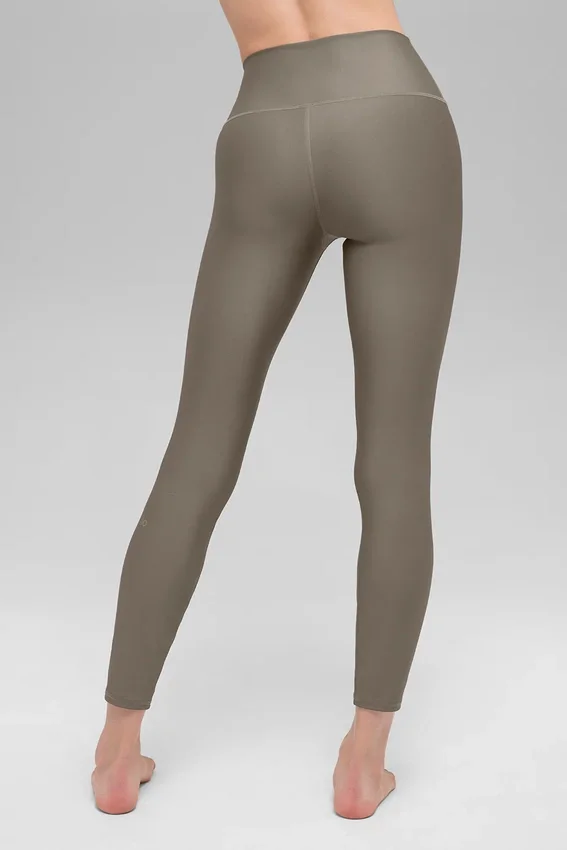 High-Waist Airlift Legging - Licht cacao