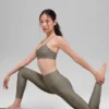 High-Waist Airlift Legging - Licht cacao