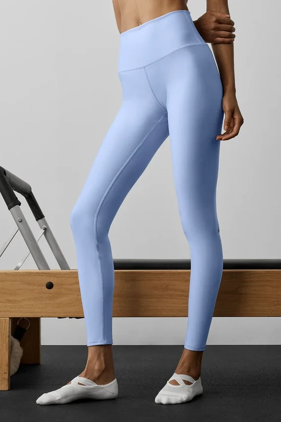 High-Waist Airlift Legging - Licht Provence-blauw