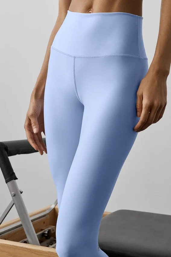 High-Waist Airlift Legging - Licht Provence-blauw