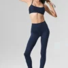 High-Waist Airlift Legging - Navy