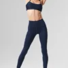 High-Waist Airlift Legging - Navy
